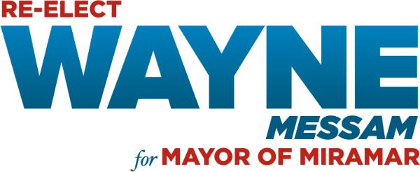 Re-elect Wayne Messam logo in footer